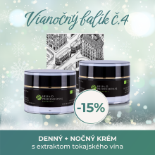 Vianočný balík č.4: Denný a nočný krém s extraktom tokajského vína